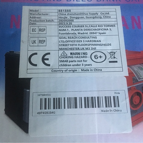 Pink Electronic Kids Gift Piggy Bank - Picture 10 of 12